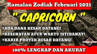 CAPRICORN FEBRUARI 2021  BAKAL ADA REJEKI NOMPLOK  ZODIAK ID [upl. by Earas]