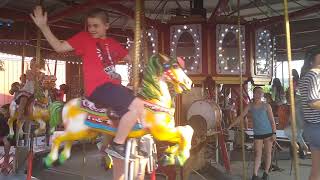 Strickers Grove Carousel Band Organ Plays quotCollege Spiritquot [upl. by Hutchins]