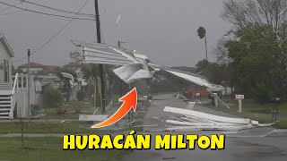 LIVE HURACÁN MILTON ARRASA EN FLORIDA La noche más Larga [upl. by Lynus]