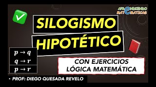 Inferencia Lógica 04 Aprende Silogismo Hipotético FACIL con ejercicios [upl. by Absa]