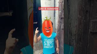 Anaya 🍅🍅 majedar  Aha tamatar bade majedar 😂 funny short subscribe funnyshorts shortsvideo [upl. by Karil]