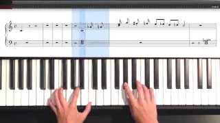 How to play Billy Joels Piano Man on Piano  With Notes [upl. by Demakis]