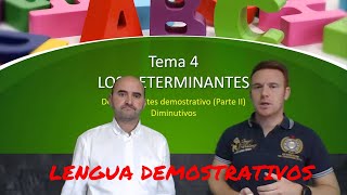 3º Lengua Tema 4 2017 2018 Determinantes Demostrativos [upl. by Antons]