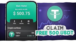 500 Free USDT The Ultimate Guide to Claiming It [upl. by Nylirrehs]