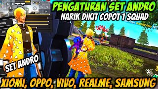 PENGATURAN SET ANDRO KEREN ⚡ Sensitivitas FF Auto Headshot 2024 Setelah Update ⚙️ Auto Copot Semua [upl. by Ailefo]