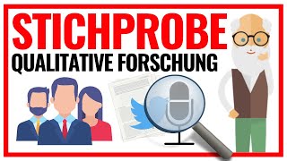 Stichprobe qualitative Forschung  Auswahl Größe und Beschreibung 🔎 [upl. by Yelrebma]