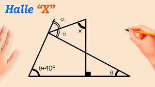 Hallar “x”  Ejercicios de TRIANGULOS NOTABLES explicado paso a paso [upl. by Elbon595]