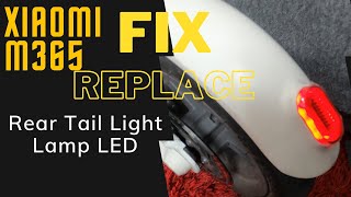 Xiaomi m365 scooter back light replacement [upl. by Nally334]