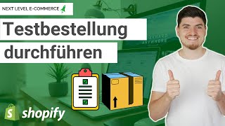 Testkauf mit Shopify Payments durchführen [upl. by Shiau]