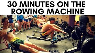 30 MINUTES ON THE ROWING MACHINE WITH LEANDER CLUB  VLOG 64 [upl. by Cameron]