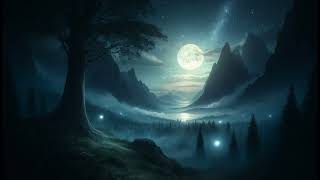 Autumn Nights Serene Music Inspired by Moonlit Mountains and Stunning Fall Landscapes [upl. by Ramyar]