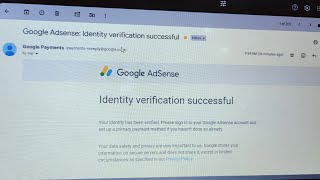 Need to verify your identity Google AdSense 2024  AdSence  YouTube [upl. by Trust]