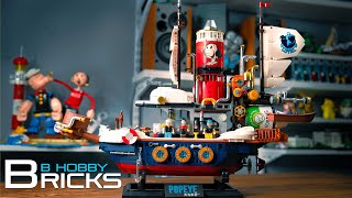 Pantasy Popeye Treasure Hunt Steamship  Speed Build  Pantasy Bricks [upl. by Stoller]