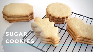 The Best Sugar Cookies to Decorate with Royal Icing No Spread [upl. by Anastasius]