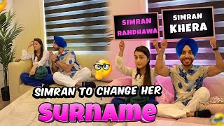 Simran change her Surname yt vlog vlogger dailyvlog vlogging [upl. by Yarod]