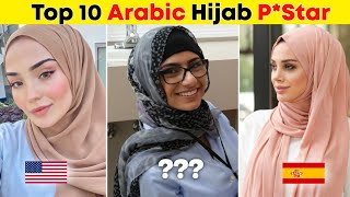 Top 10 Prnstars Who Wearing Hijab  Top 10 Arabic Hijab PStar [upl. by Randie]