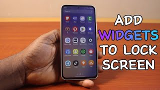 How to Add Widgets to Lock Screen on Samsung Phone [upl. by Nyssa]