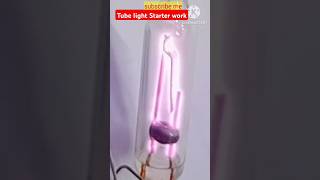 Fluorescent light starter workshortsshortvideosshortfeedexperimentytshortdiyelectricaltips [upl. by Pish]