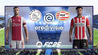 Ajax vs PSV  EREDIVISIE 202425  2024 Full Match 4K  FC 25 [upl. by Orr298]