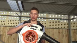 REVIEW amp COLD START Stihl BG56 [upl. by Raynata649]