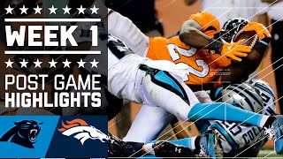 Panthers vs Broncos  NFL Week 1 Game Highlights [upl. by Erma]