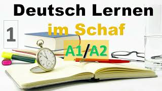 Dialoge Deutsch lernen im Schlaf amp Hören N1  Niveau A1 Deutsch Intensivkurs [upl. by Poul]