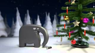 Lustiges Weihnachtsvideo mit Elefant [upl. by Ahsienat]