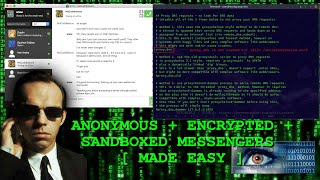 Be Anonymous 🔐 Encrypted Messaging With 🧅 Tor Options [upl. by God203]