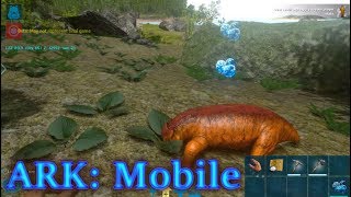 GETTING STARTED LYSTROSAURUS TAME AND TINY HUT ARKMobile Episode 1 [upl. by Caesaria]