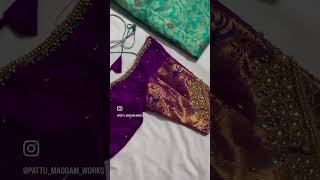 Uppada Silk Sarees  Maggam works  Bhanu Silks pattusarees saree maggamwork [upl. by Eittel748]