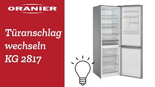 ORANIER  Türanschlag wechseln bei KG 2817 [upl. by Ambie]