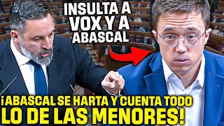 ERREJÓN entra EN PÁNICO al REVELAR ABASCAL cómo DEFENDIÓ las RELACIONES de MENORES 😱¡CON ADULTOS😱 [upl. by Ibocaj574]