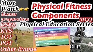 Physical Fitness Components MCQ  MCQ On Physical FitnessComponents  Physical Education [upl. by Luhey]