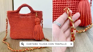 Como Tejer una Cartera a Crochet en 1 DIA asi de Facil y Rapido  Tutorial Hebras Crochet [upl. by Alioz568]