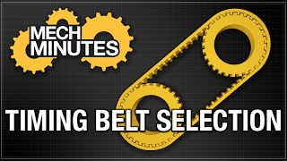 TIMING BELTS amp PULLEYS PT 1 BELT SELECTION  MECH MINUTES  MISUMI USA [upl. by Arita]