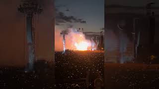 Pyrotechnics and fireworks at a Rammstein concert [upl. by Vasiliki]