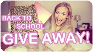 BACK TO SCHOOL GIVEAWAY [upl. by Niwde]