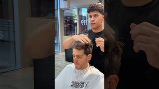 Corte de pelo Mullet clásico barbershop barber haircut [upl. by Leunamne705]