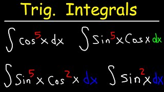 Trigonometric Integrals [upl. by Eberta]