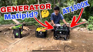 Malakas na Generator Alientec AT1800X 4 Stroke Genset Matipid kaya [upl. by Ahtilat]