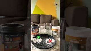 Creatine Monohydrate vs Creapure creatine shorts supplements ytshorts explore viral creapure [upl. by Anadal]