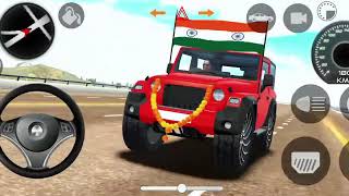 Dollar Song Modified 😈 Mahindra yellow Thar  Indian Car Simulator 3D  Car Game 3D Redfarmas [upl. by Myrtice]