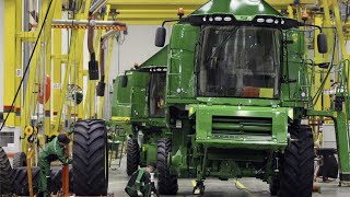 John Deere Harvester Combine factory [upl. by Flessel]