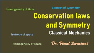 Conservation laws and symmetry  Updated version httpsyoutubespduVZxAk3o [upl. by Arakahs791]