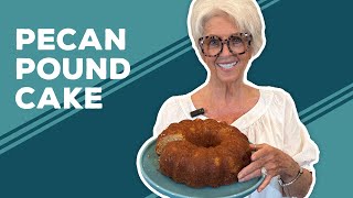 Love amp Best Dishes Pecan Pound Cake Recipe  Easy Cake Mix Desserts [upl. by Ahsinam719]