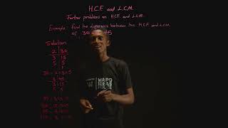 JSS1  Mathematics  HCF and LCM  Further problems on HCF and LCM  1 [upl. by Paff191]