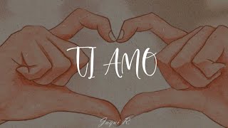 Ti amo— Umberto Tozzi TestoLyrics [upl. by Karub]