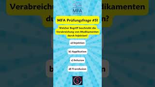 📚 MFA Prüfungsvorbereitung  Prüfungsfrage 51 [upl. by Maleen]