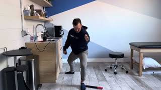 Fencer Squat Rearfoot Mobilization [upl. by Odnomyar]