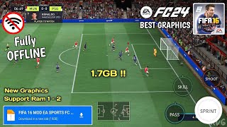 FIFA 16 Mobile Mod 24 android apk  data Obb Mediafire BIG UPDATE V4 Updated Graphics [upl. by Grimona]